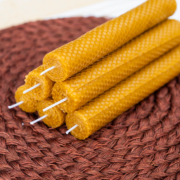 Kit x 6 Velas de cera de abejas
